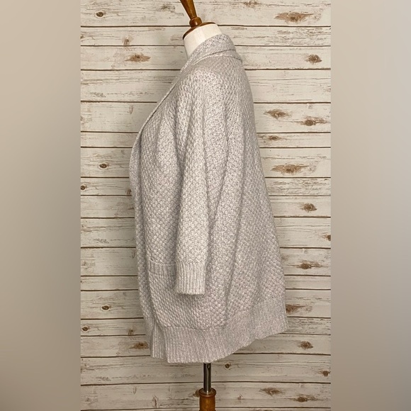 Vince wool and cashmere-blend open cardigan sweater - Picture 4 of 6